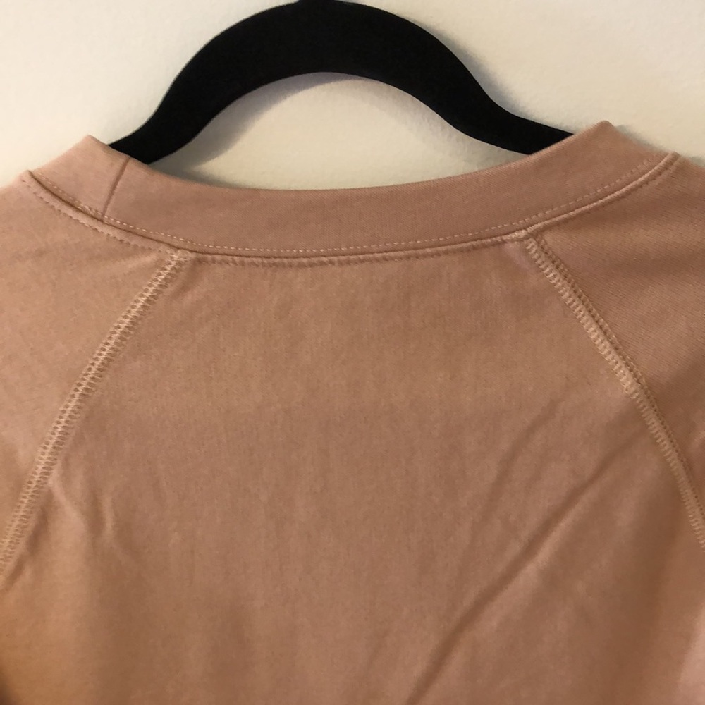 539-J.‎ Crew Camel Embroidered Sweatshirt in Tan - Picture 12 of 13